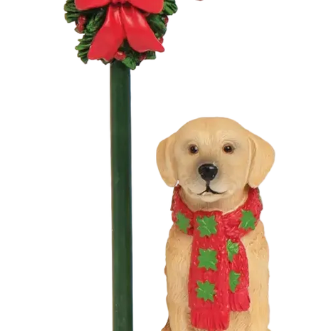 Winter Holiday Dog Figurines