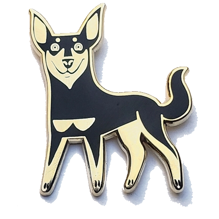 Doggie Drawings Enamel Pins