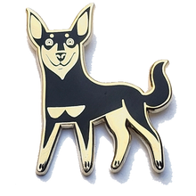 Load image into Gallery viewer, Doggie Drawings Enamel Pins
