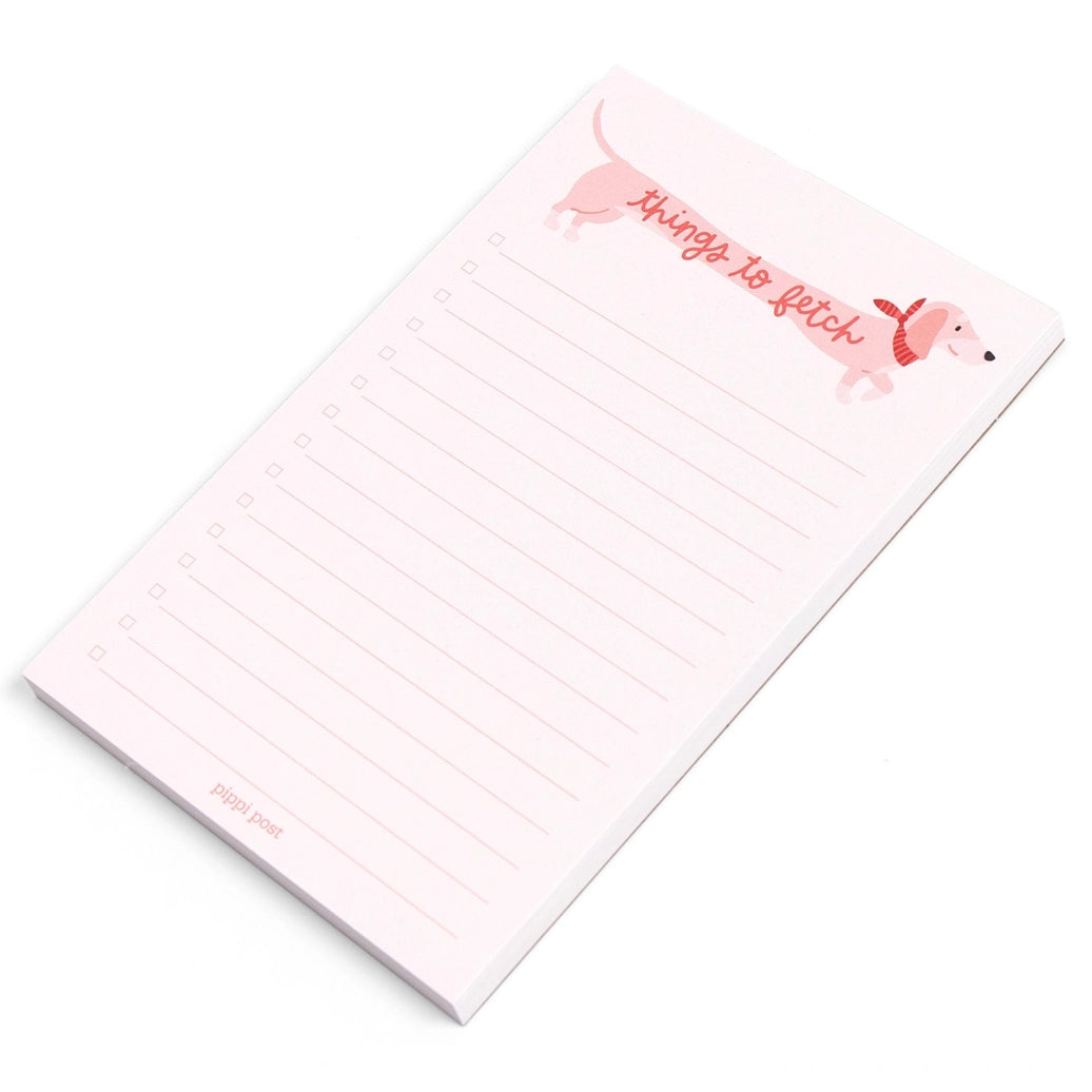 Pretty Pink Dachshund Notepad