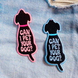 Can I Pet Your Dog Patches