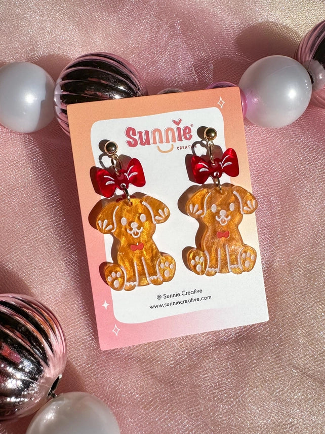 Hand Painted Laser Cut Acrylic Earrings