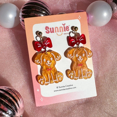 Hand Painted Laser Cut Acrylic Earrings