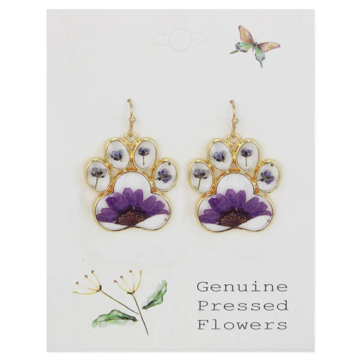 Floral & Dog Themed Earrings