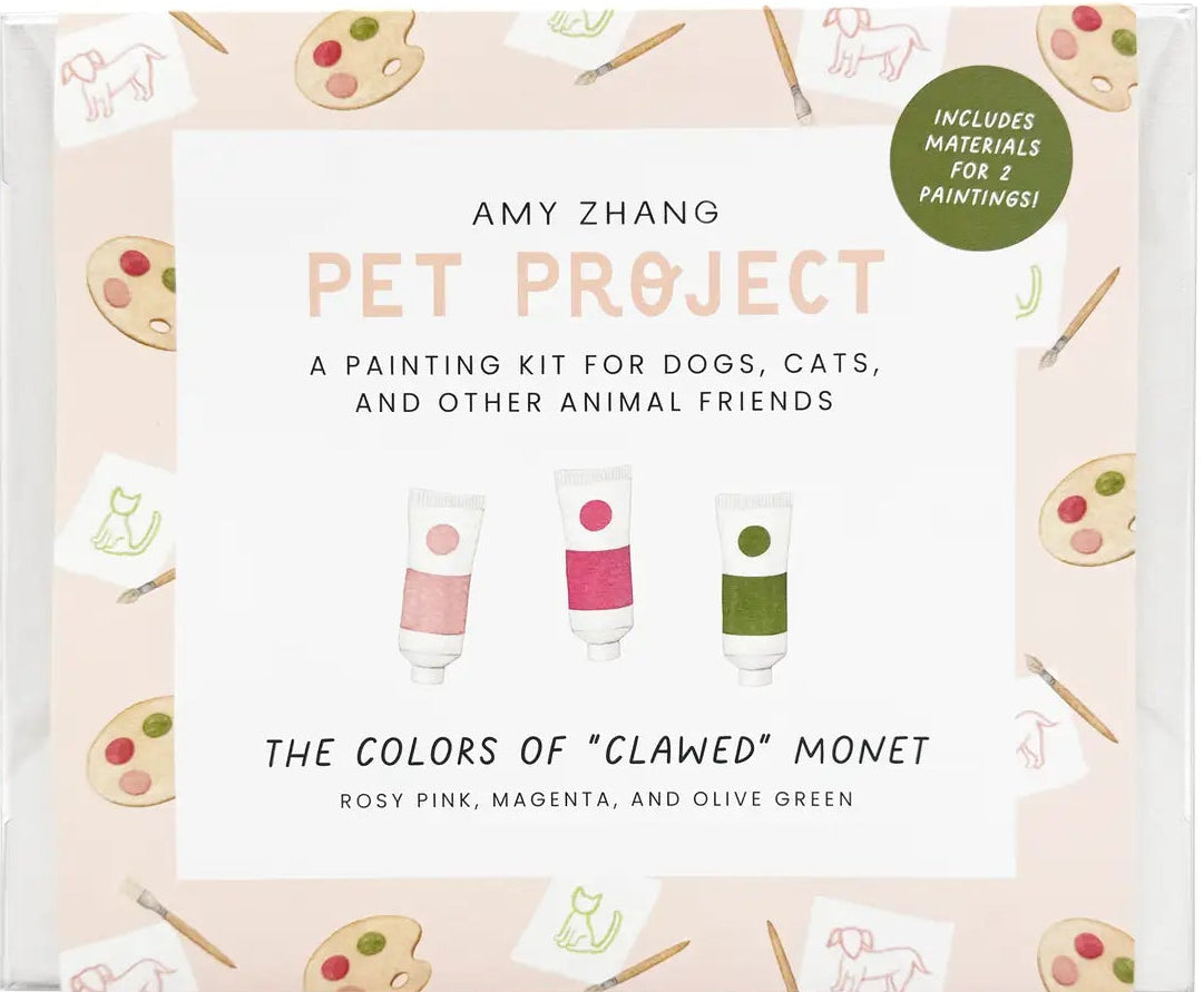 Pet Painting Project with Three Artist Inspired Palettes to Choose From!