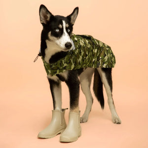 Camo Packaway Dog Raincoat