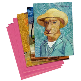 Dog Themed Famous Paintings Collection Blank Greeting Cards
