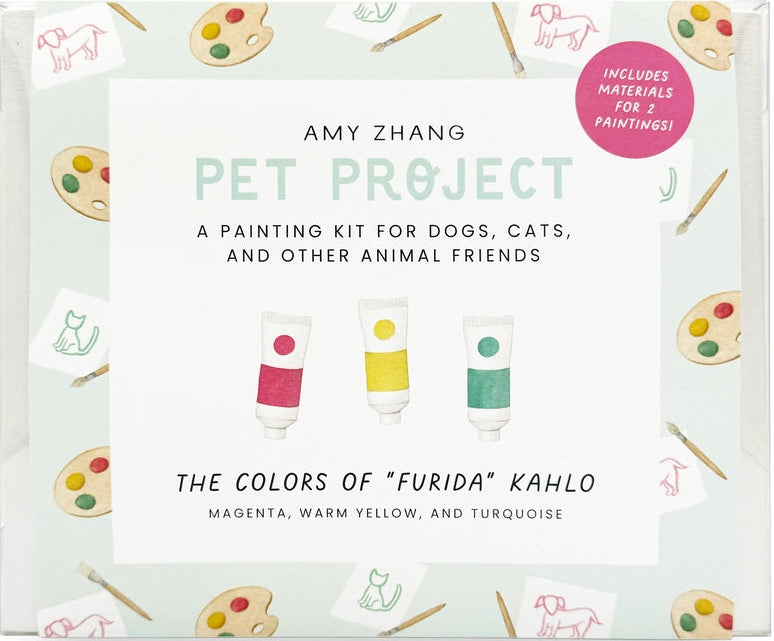 Pet Painting Project with Three Artist Inspired Palettes to Choose From!