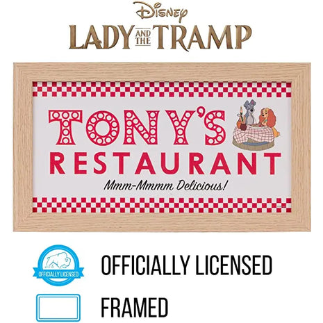 Lady and the Tramp Pizza Gel Coat Wall Decor