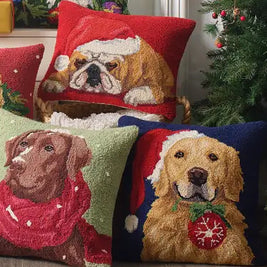 Hand Hook & Latch Holiday Pillows