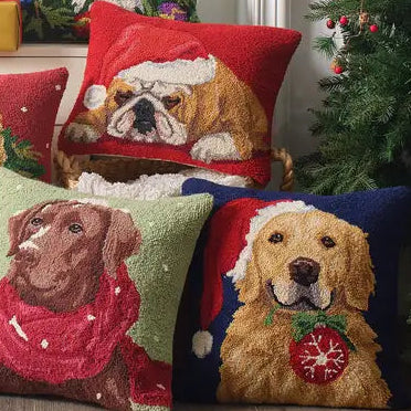 Hand Hook & Latch Holiday Pillows
