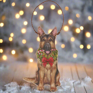 Holiday Dog Ornaments from Primitives by Kathy