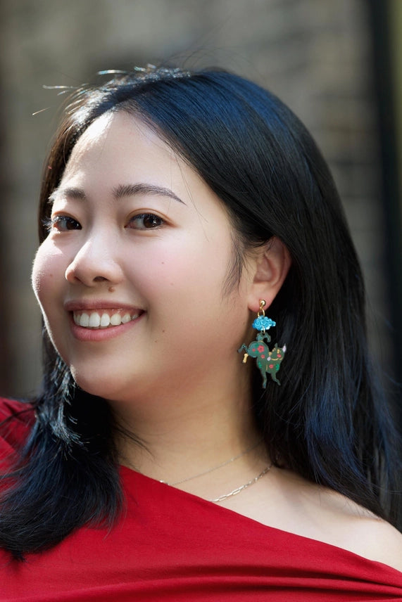 Hand Painted Laser Cut Acrylic Earrings