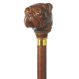 Handmade Dog Themed Walking Sticks and Canes