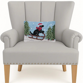 Hand Hook & Latch Holiday Pillows