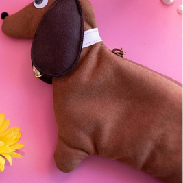 Dachshund Shaped Smell Proof Clutch