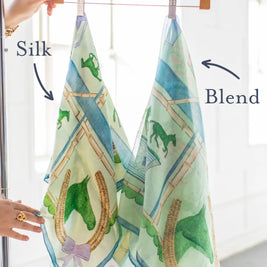 Watercolor Staffordshire Style Scarves