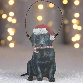 Rustic Wooden Dog Ornaments