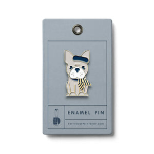 French Bulldog Enamel Pin by Ruff House Print Shop