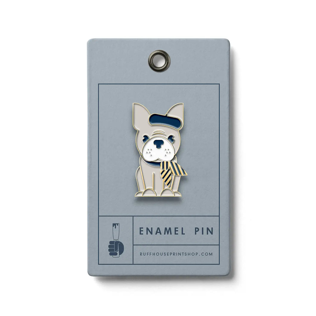 French Bulldog Enamel Pin by Ruff House Print Shop
