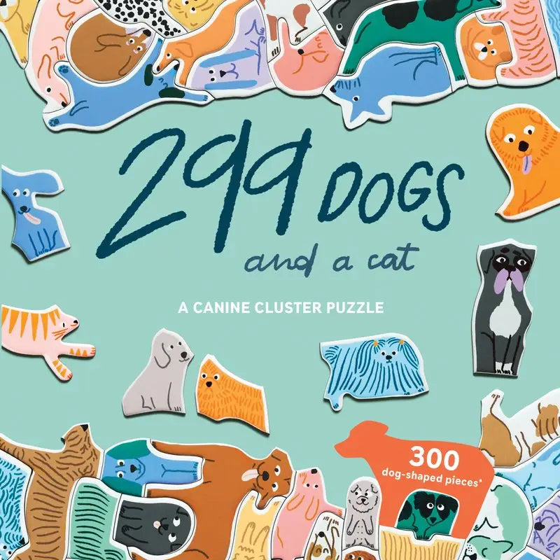 299 Dogs and a Cat Cluster Puzzle