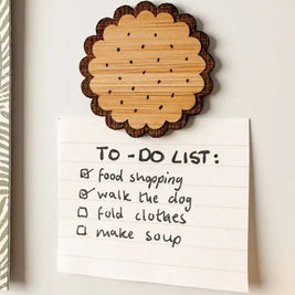 Hand Designed Bamboo Magnet Collection by Scottish Artist