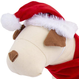 Velour Santa Hat for Dogs