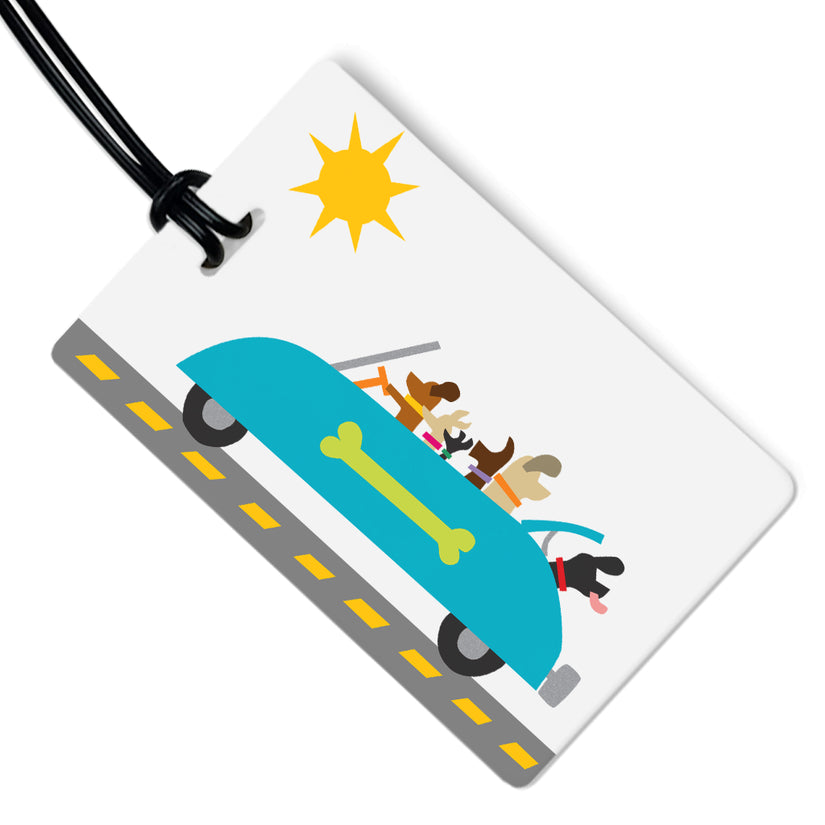 Dog Themed Luggage Tags from R. Nichols