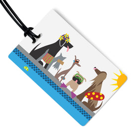 Dog Themed Luggage Tags from R. Nichols