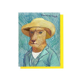 Dog Themed Famous Paintings Collection Blank Greeting Cards