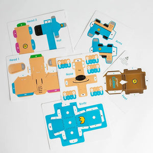 3D Paperboard Constructables by Cubles