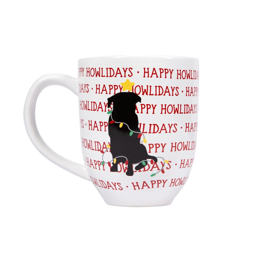 Happy Howlidays Dog Mug