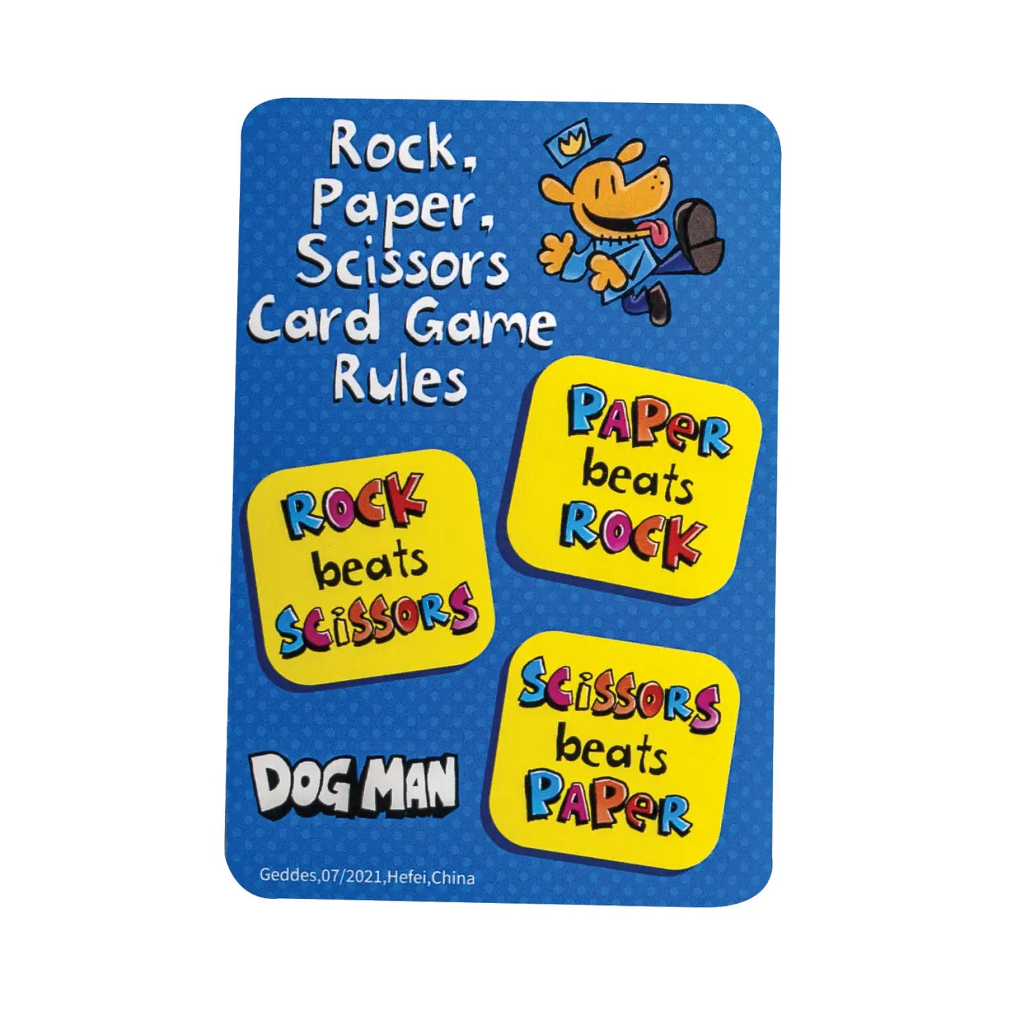 Dog Man Flash Cards with Bonus Game by Geddes – AKC Museum of the Dog Store