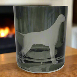 Dog Profile Engraved Double Old Fashioned Glasses