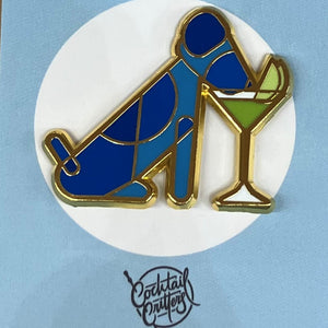 Cocktail Critters "Arty Big Apple-tini" Collaboration Enamel Pins!