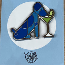 Load image into Gallery viewer, Cocktail Critters &quot;Arty Big Apple-tini&quot; Collaboration Enamel Pins!
