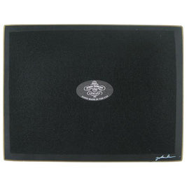 Black Retriever Rectangular Tray