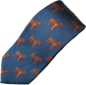 Silk Jacquard Dog Breed Ties