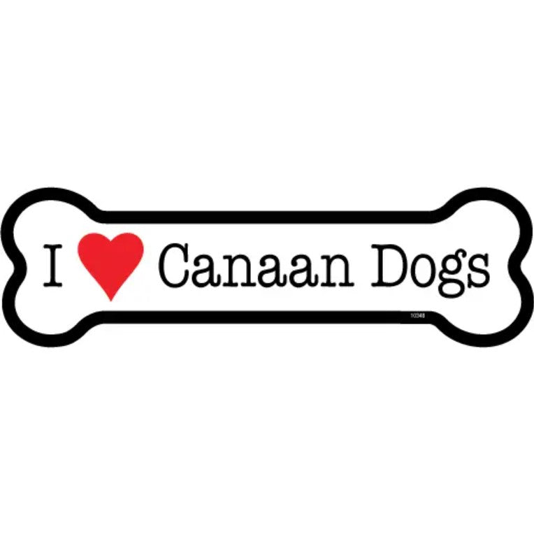 I <3 My Breed Dog Bone Magnet - Over 85 Breeds Available!
