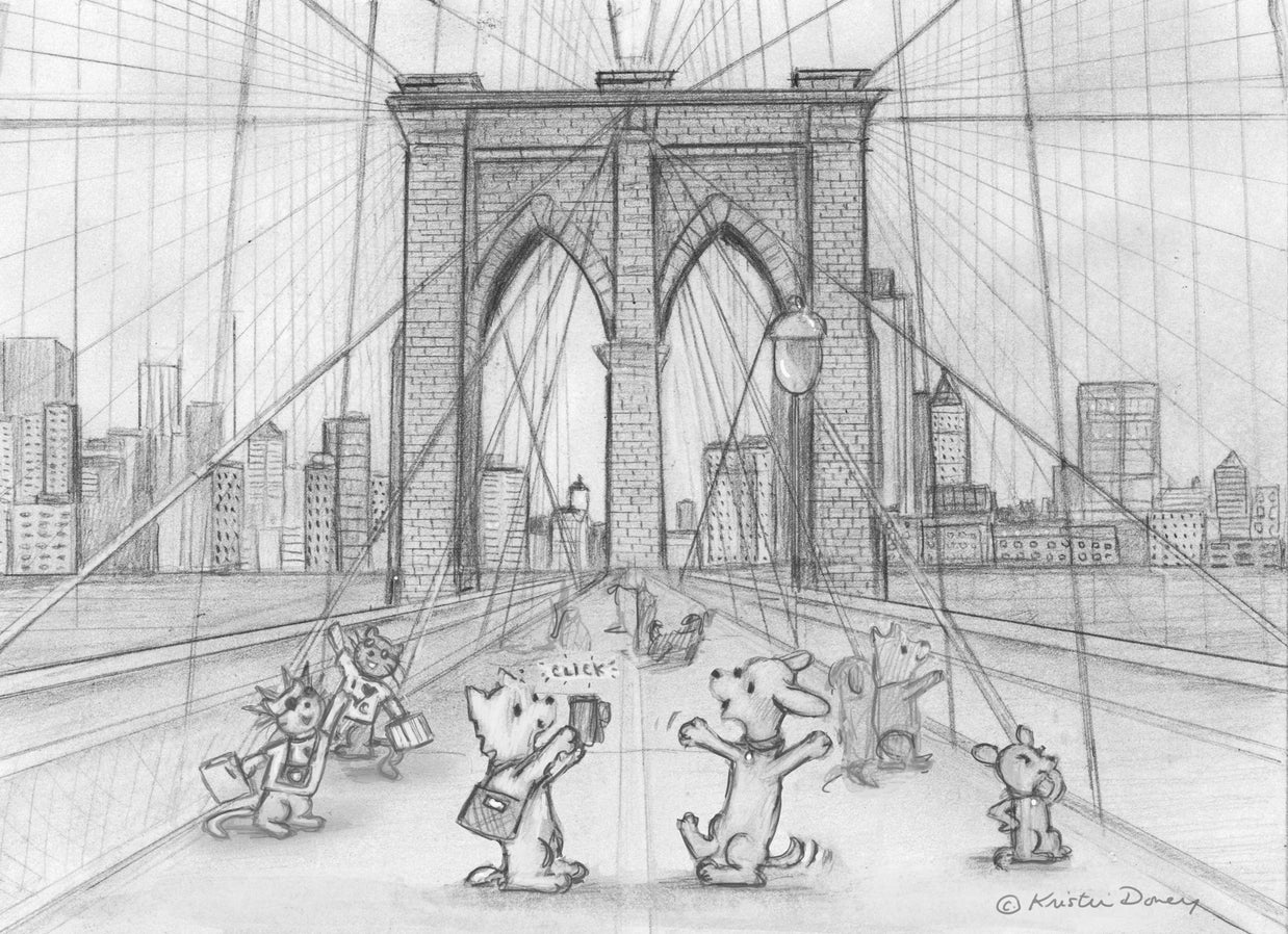 11" x 14" Brooklyn Bridge Print