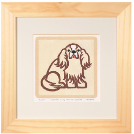 Limited Edition Framed Woodblock Original Prints - Multiple Breeds Available