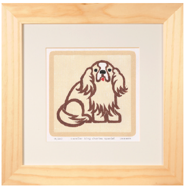 Limited Edition Framed Woodblock Original Prints - Multiple Breeds Available