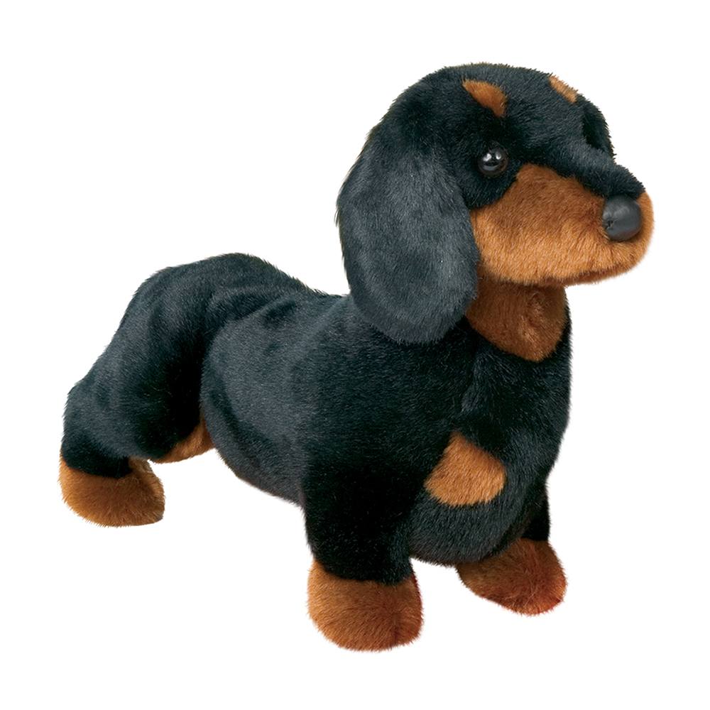 Dachshund Black & Tan Smooth Coat Stuffed Animal