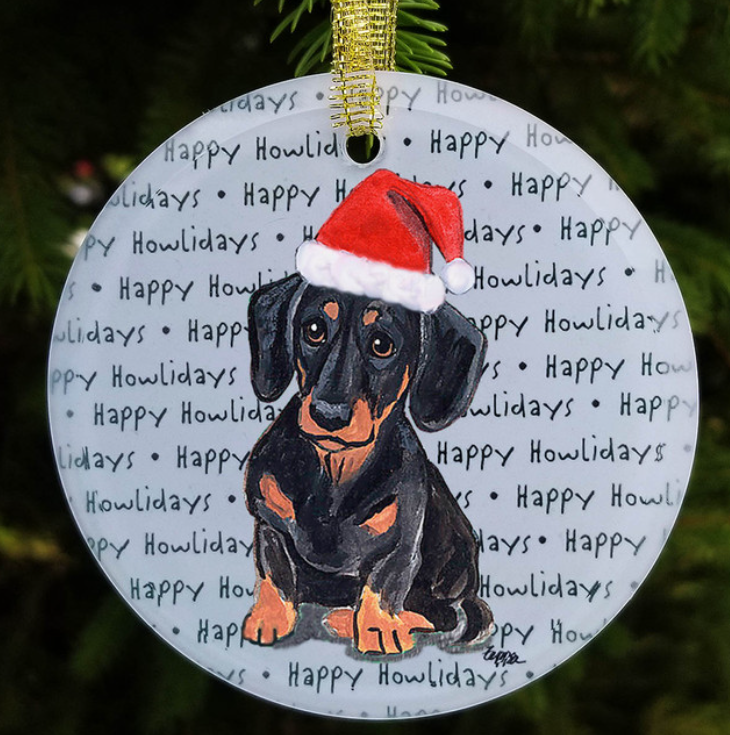 Crystal Disc Ornaments of over 45 Breeds!