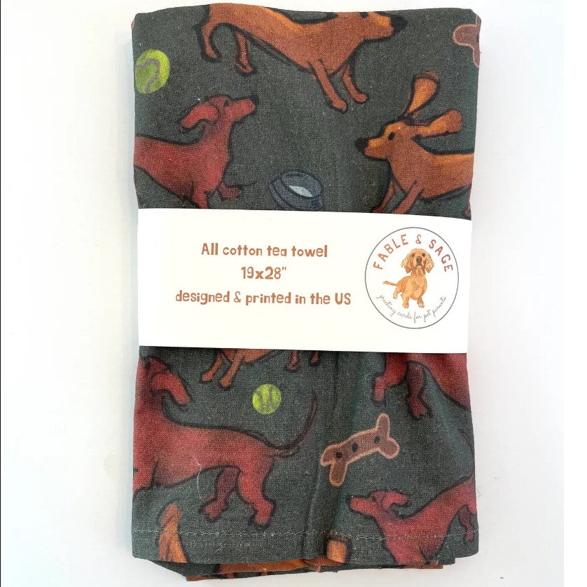 Kitchen Towels by Fable & Sage (Including 37 Breed Specific!)