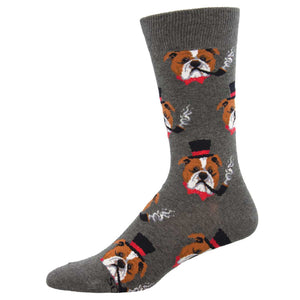 Dapper Bulldog Socks by Socksmith