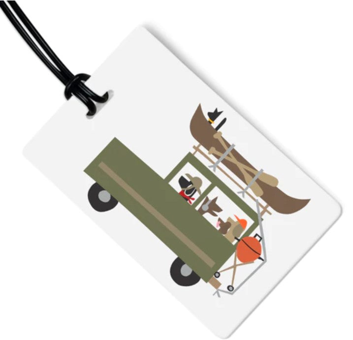 Dog Themed Luggage Tags from R. Nichols