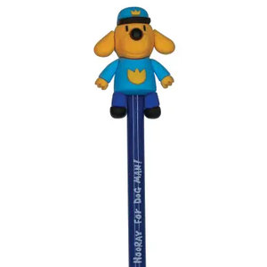 Dog Man Pens with Character Toppers by Geddes