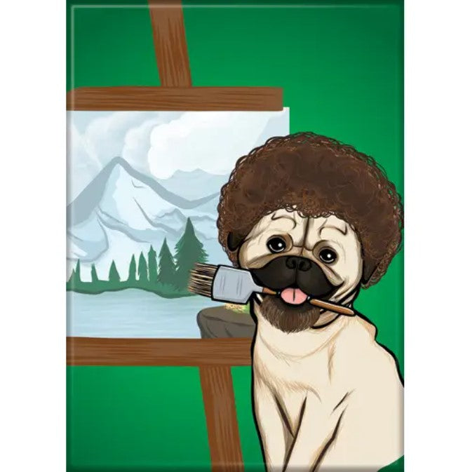 Rectangular Pop Culture Dog Manets