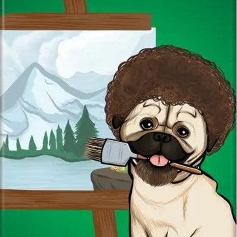 Rectangular Pop Culture Dog Manets